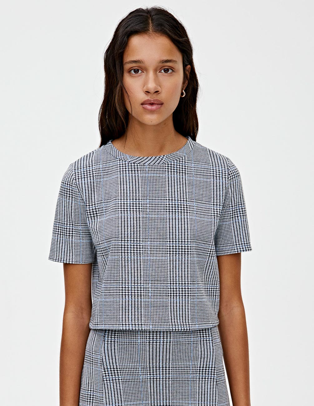 

Блуза PULL & BEAR Ж1056440 (9243/316/805) цвет серый M
