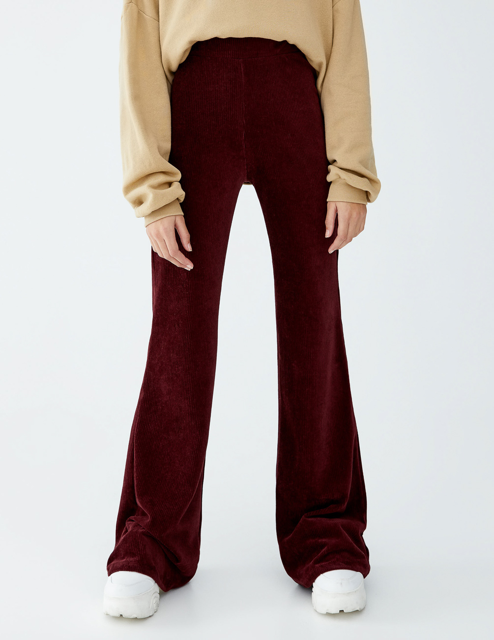 

Брюки PULL & BEAR Ж1056316 (9679/372/606) цвет бордовый, Брюки PULL & BEAR Ж1056316 (9679/372/606) цвет бордовый XS