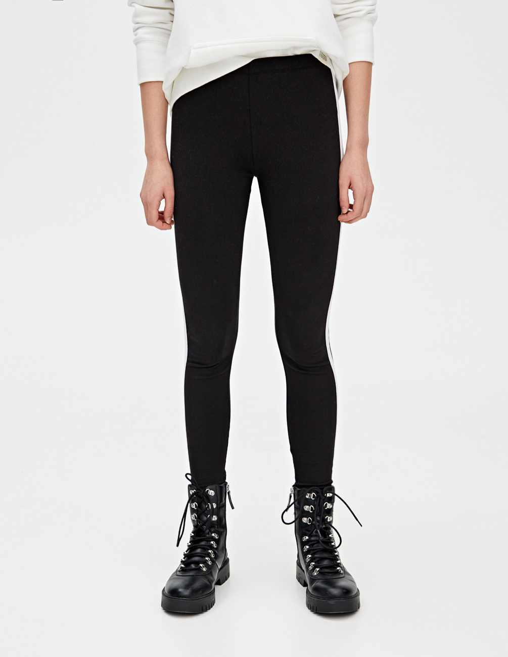 

Лосины PULL & BEAR Ж1056480 (9670/323/800) цвет черный XS