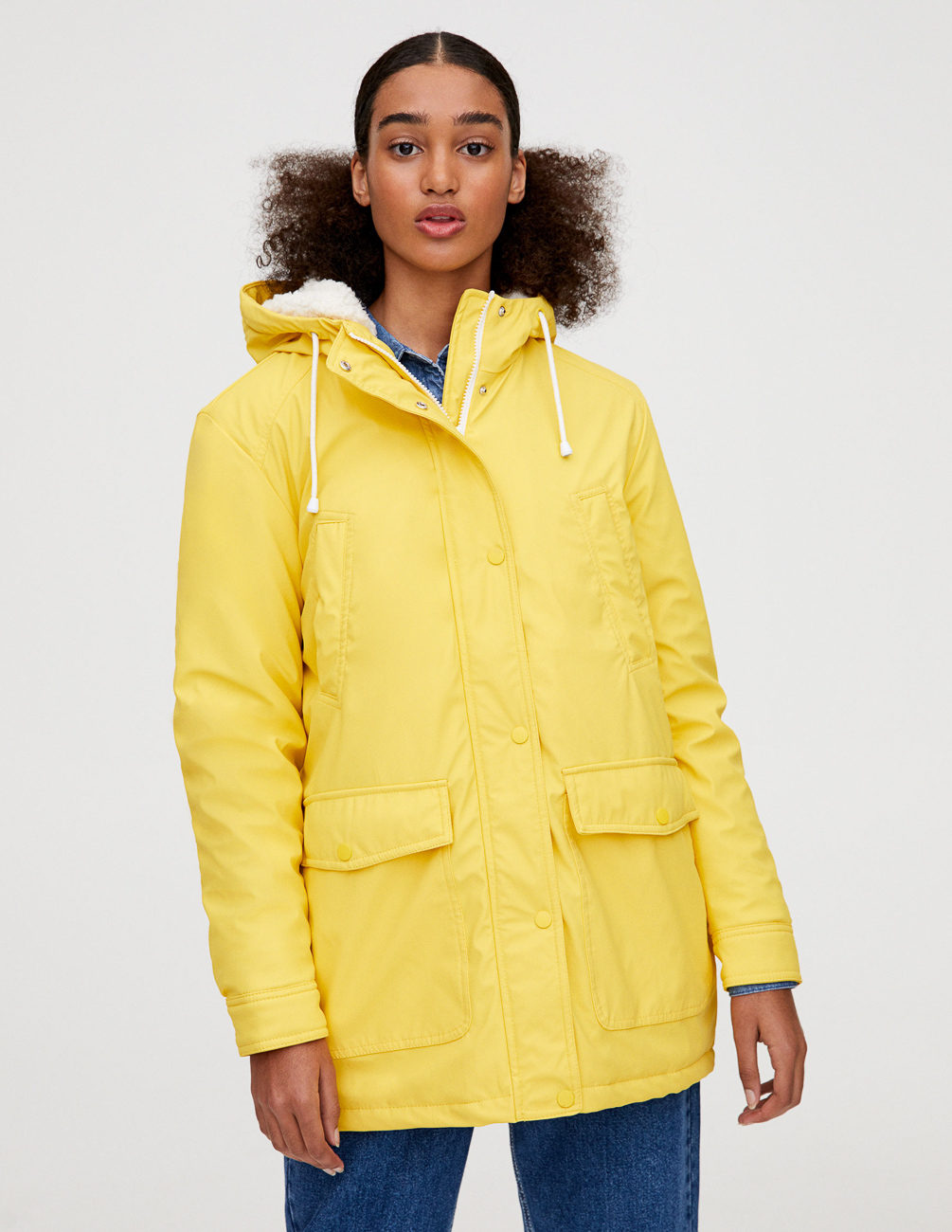 

Куртка PULL & BEAR Ж1055773 (9714/361/300) цвет желтый L