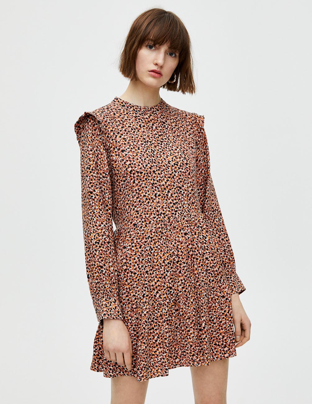 

Платье PULL & BEAR Ж1056069 (5390/332/712) цвет коричневый M