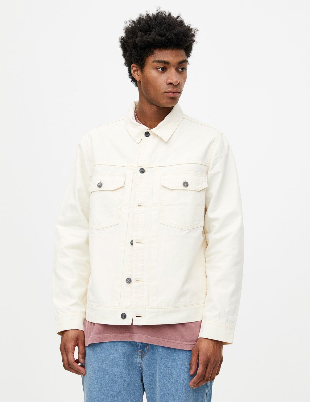 

Джинсовка PULL & BEAR М0107862 (5710/503/251) цвет бежевый M