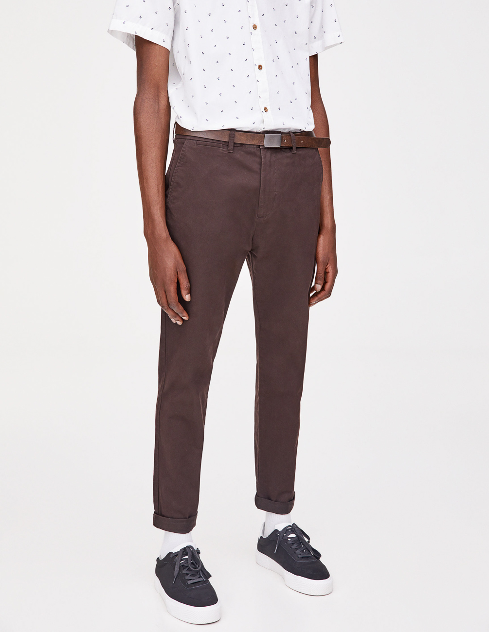 

Брюки PULL & BEAR М0107627 (9670/510/700) цвет коричневый 29