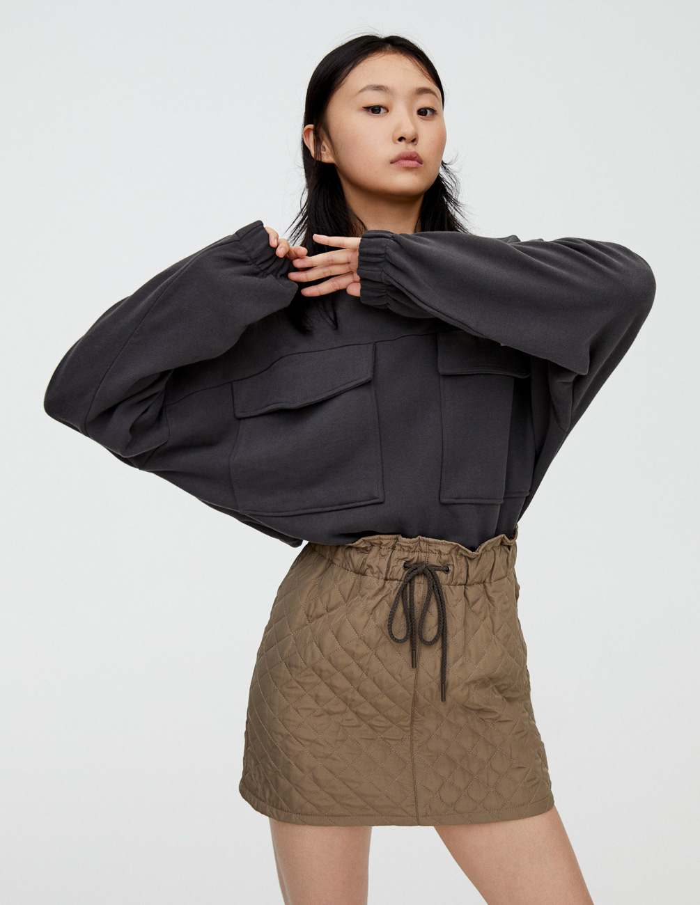 

Юбка PULL & BEAR Ж1056004 (9395/319/505) цвет коричневый M