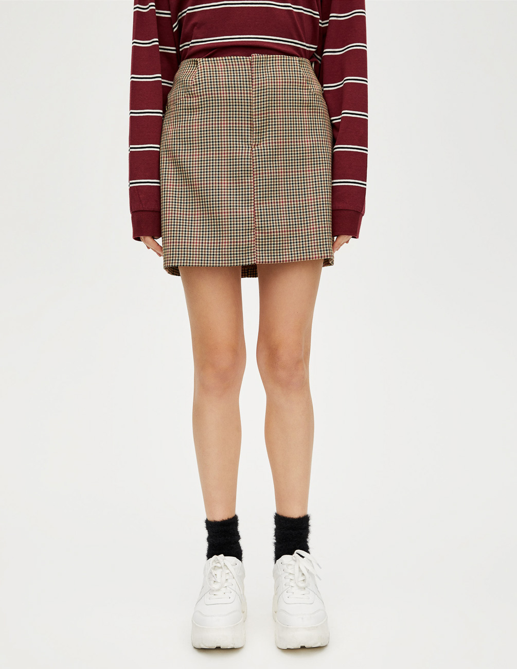 

Юбка PULL & BEAR Ж1056013 (5398/316/700) цвет бежевый S