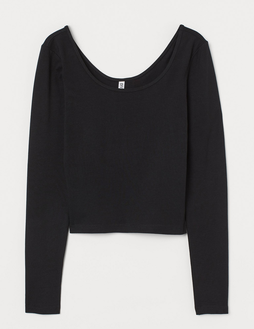 

Лонгслив H&M Ж1057403 цвет черный L