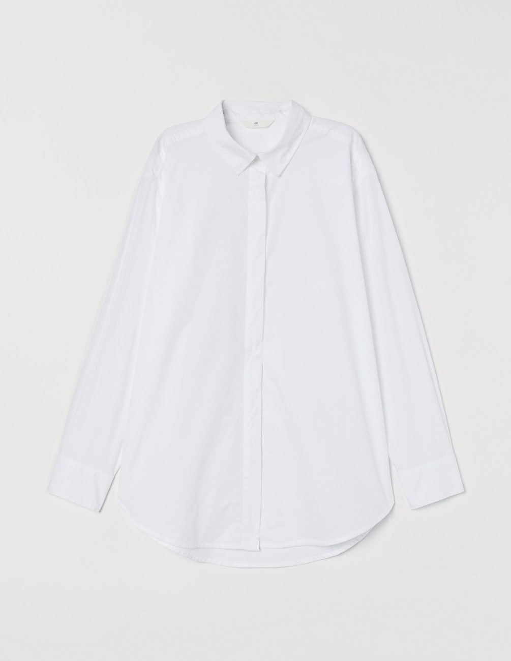 

Рубашка H&M Ж1057184 цвет белый S