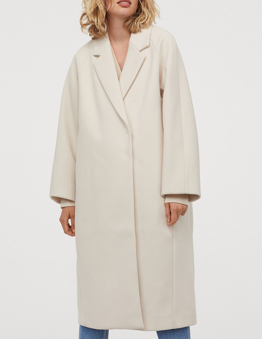 

Пальто H&M Ж1057018 цвет бежевый M