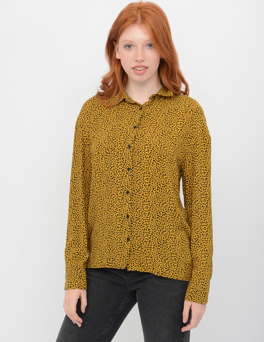 

Рубашка PULL & BEAR Ж1056375 (5470/339/305) цвет желтый S