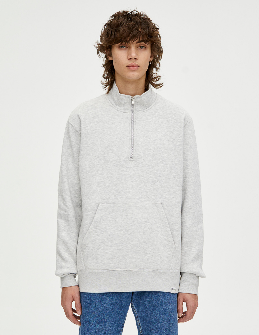 

Толстовка PULL & BEAR М0107470 (9596/507/827) цвет серый S