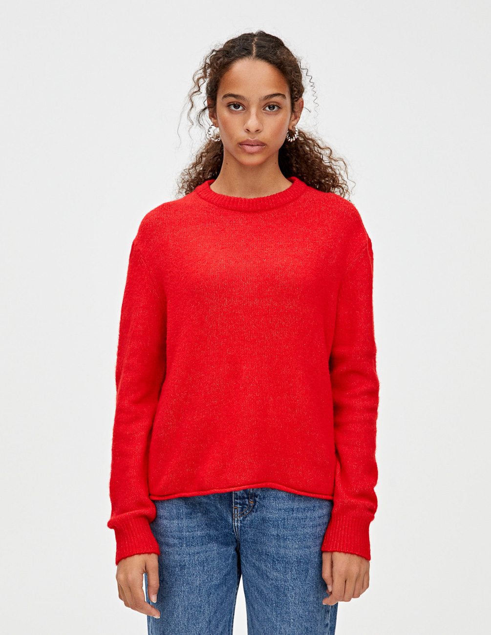 

Свитер PULL & BEAR Ж1055633 (9559/318/600) цвет красный L