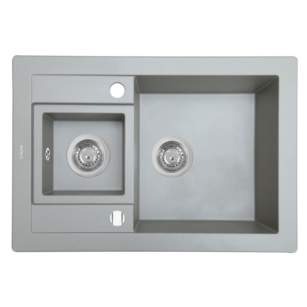 

Кухонная мойка Perfelli Granze PGG 5061-67 Grey Metallic