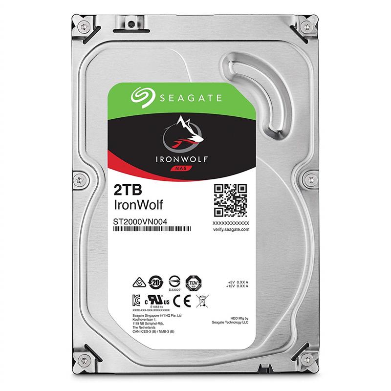

Накопитель HDD SATA 2.0TB Seagate IronWolf NAS 5900rpm 64MB (ST2000VN004)