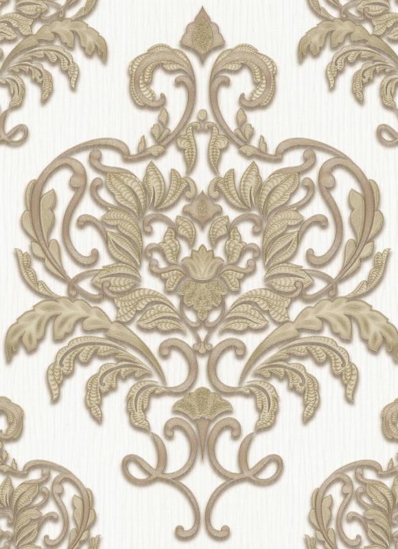 

Виниловые обои на флизилиновой основе Erismann Spotlight 1.06m 12067-30 Бежево-коричневый дамаск
