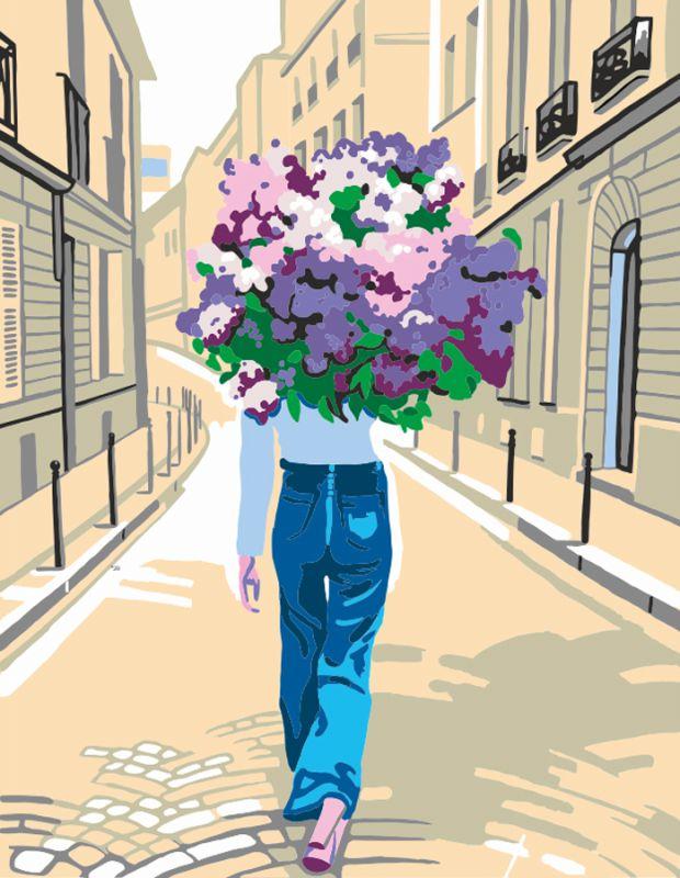 

Набор картина по номерам Rosa Start акриловая живопись Сиреневое настроение 35x45см (4823098503224)