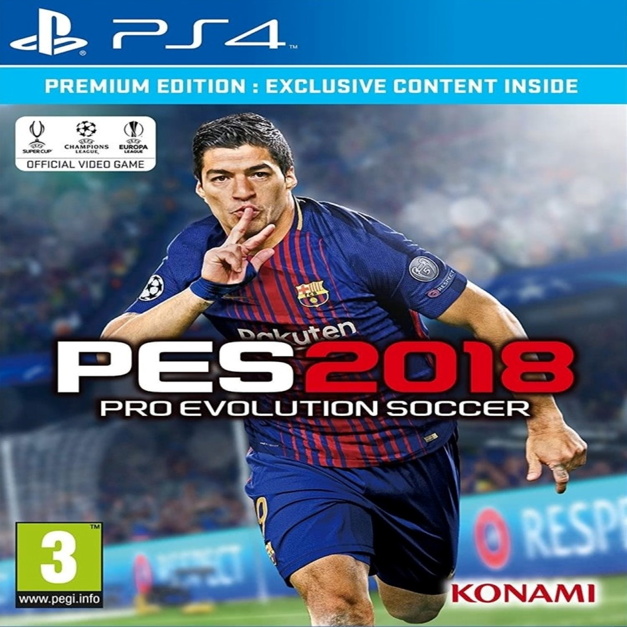 

Pro Evolution Soccer 2018 (PES 18) Premium Ediion (русские субтитры) PS4