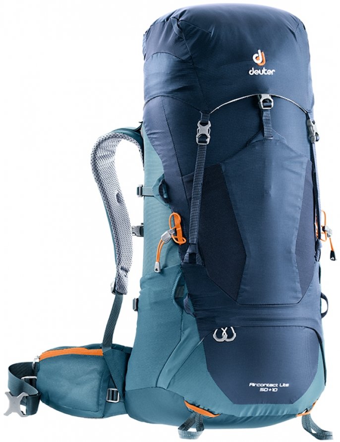 

Рюкзак Deuter Aircontact Lite 50+10 колір 3396 navy-arctic (3340318 3396)