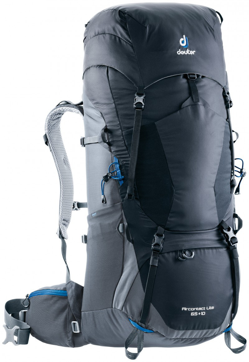 

Рюкзак Deuter Aircontact Lite 65+10 колір 7403 black-graphite (4340318 7403)