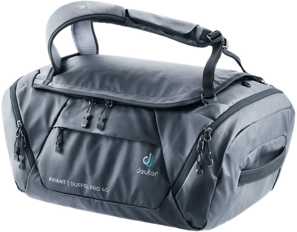 

Сумка-рюкзак Deuter Aviant Duffel Pro 40 колір 7000 black (3521020 7000)