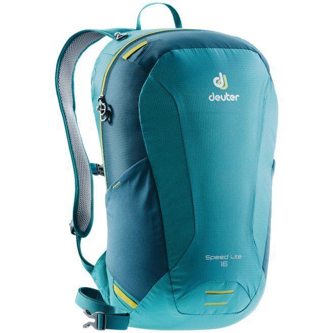 

Рюкзак Deuter Speed Lite 16 колір 3325 petrol-arctic с поясным ремнем (3410119 3325)