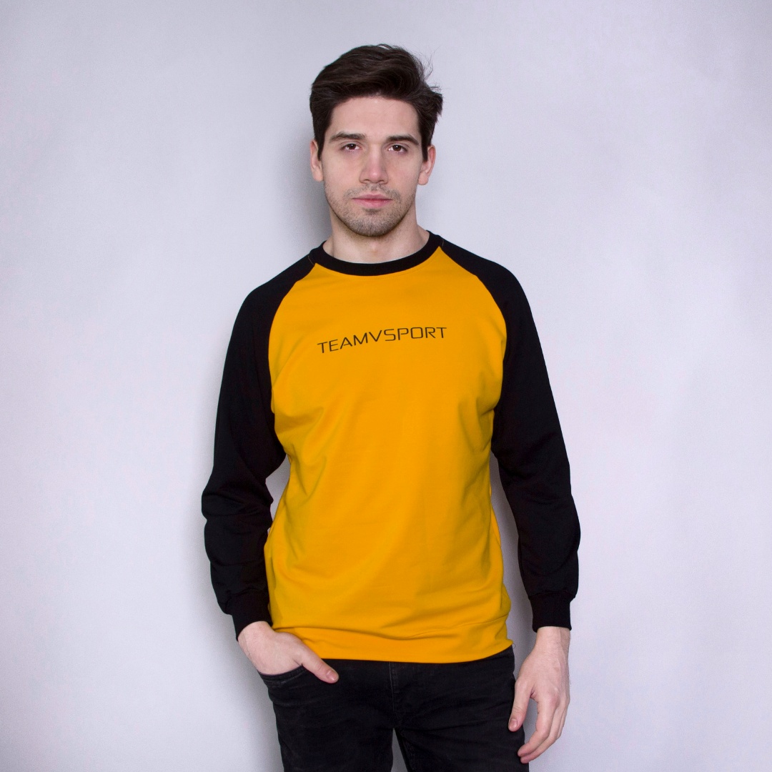 

Мужской свитшот Teamv Raglan Sport 2 Желтый XXL