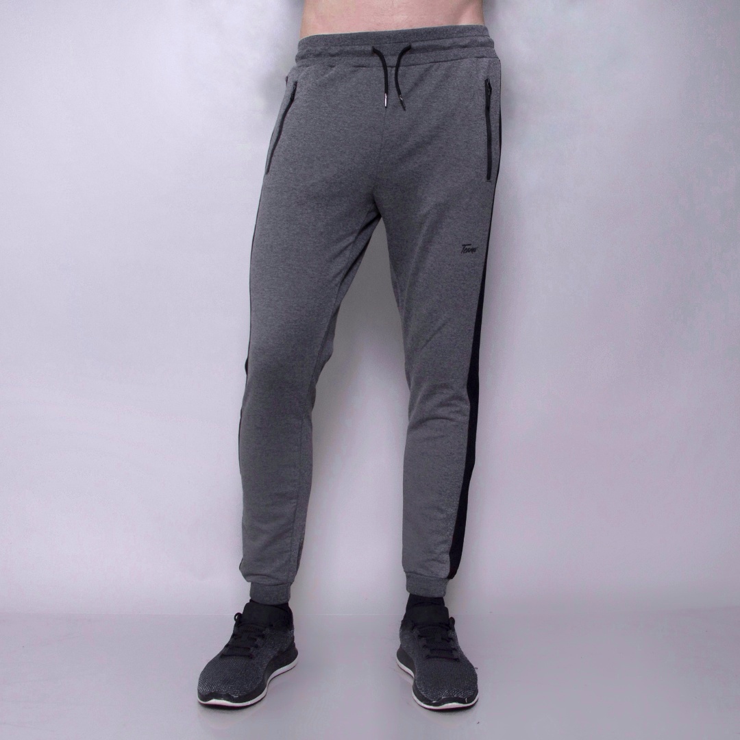 

Мужские спортивные штаны Teamv Restrain Line 2 Антрацит (черный лампас) XL