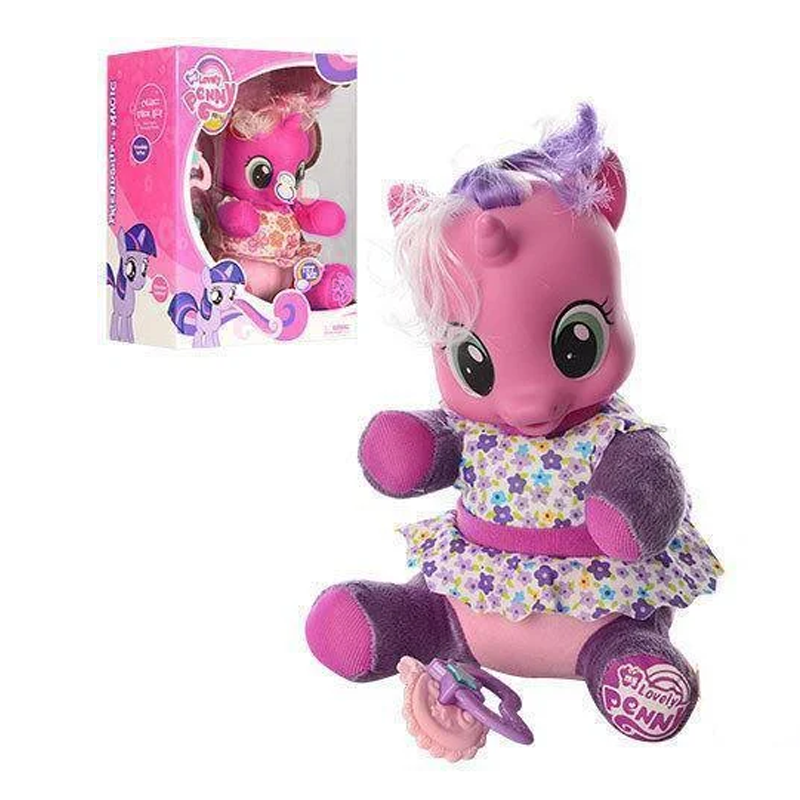 

Мягкая игрушка Best Toys "Пони" + акксесуары Музыкальная игрушка для девочки (66232)
