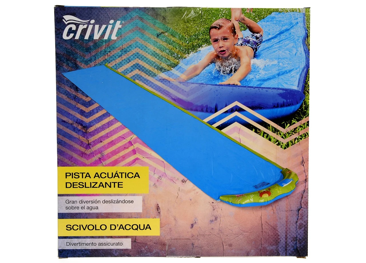 

Водная горка для детей Crivit синий-зеленый PM1-10760