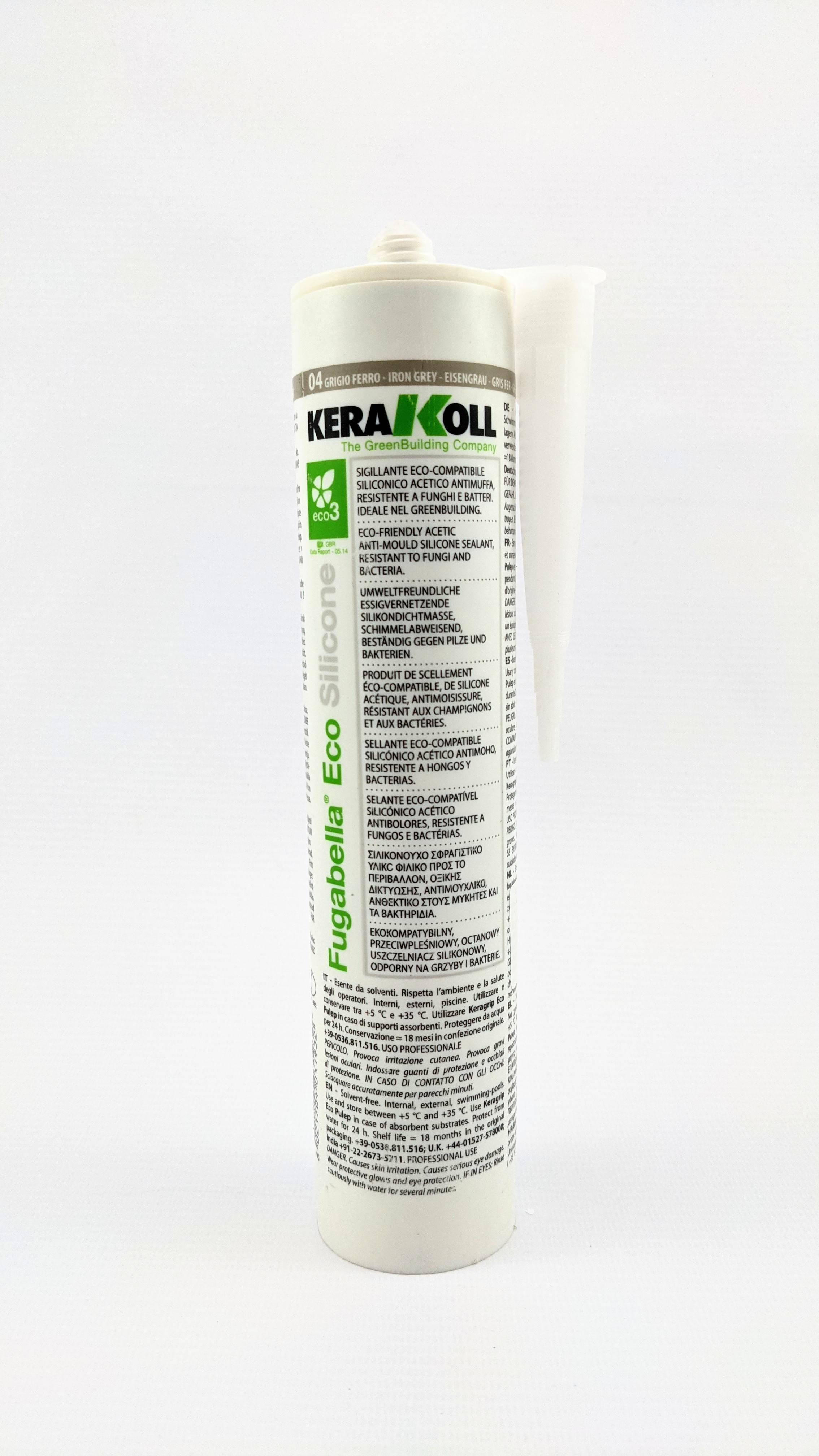 

Силикон Fugabella® Eco Silicone KeraKoll металик-серый PM1-10855