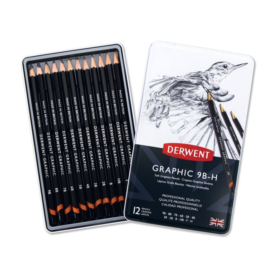 

Набор графитных карандашей Graphic Sketching Soft 12шт. Derwent