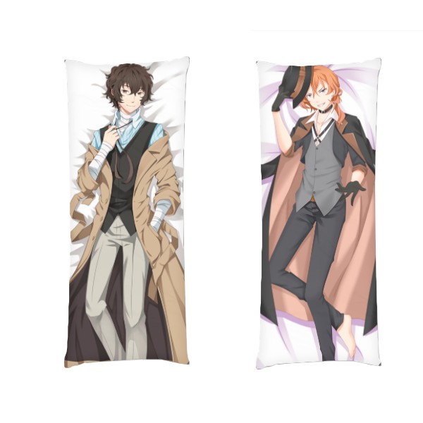 

Подушка CHUUYA & DAZAI дакимакура двухсторонняя стандарт 50 х 150 см - MyTee