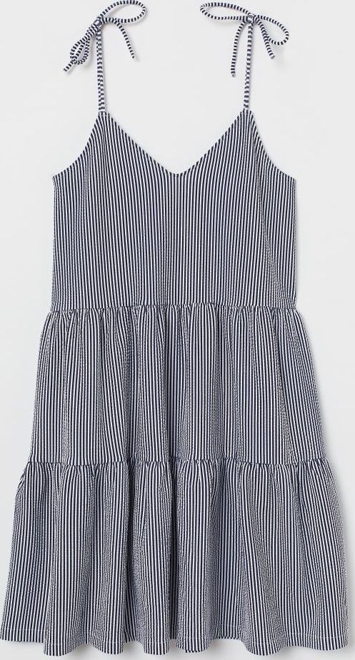 

Платье H&M 060873604_white L Белое с синим