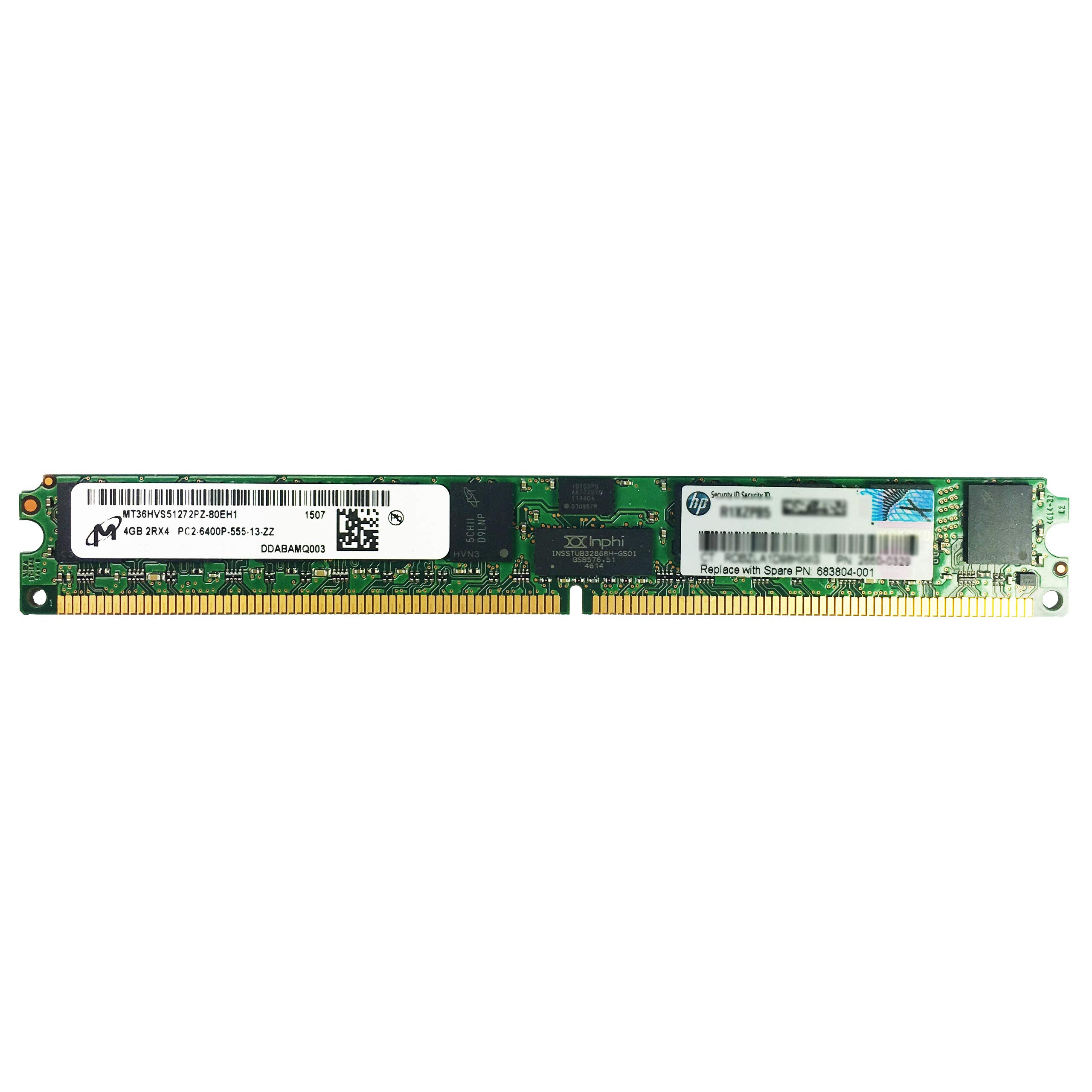 

Модуль памяти Crucial 4GB 667MHZ DDR2 PC2-5300P 240 PIN RDIMM 2RX4 (MT36HVS51272PZ-667H1)