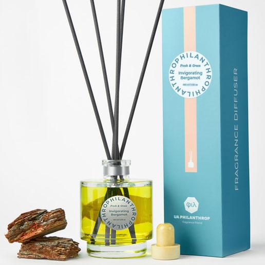 

Аромадиффузор UA PHILANTHROP, аромат Invigorating Bergamot, 250 мл