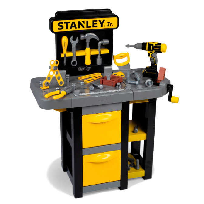 

Детская мобильная мастерская Stanley с аксессуарами Smoby IG83685