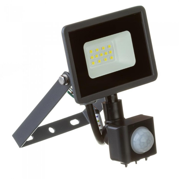 

Led прожектор с датчиком движения Sokol AVT 10Вт IP65 6000К