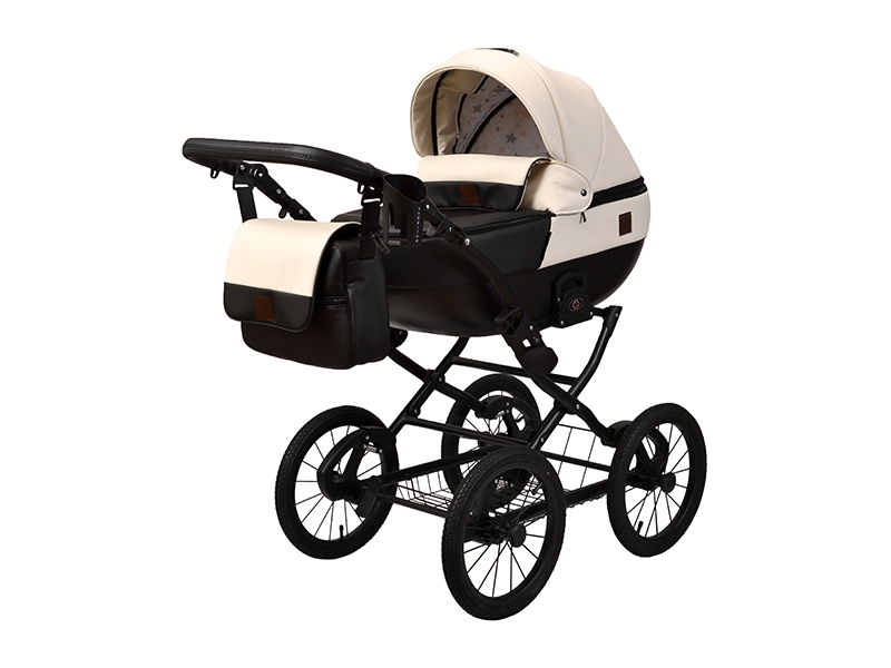

Детская коляска 2 в 1 Angelina Phaeton Classic молочная color 34