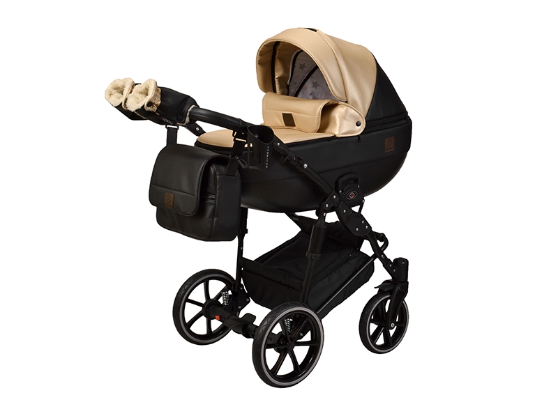 

Детская коляска 2 в 1 Angelina Phaeton Perla бежевая color 51