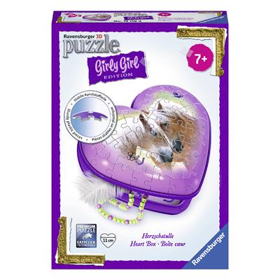 

Пазл Ravensburger Girly Girl 3D. Шкатулка Лошади