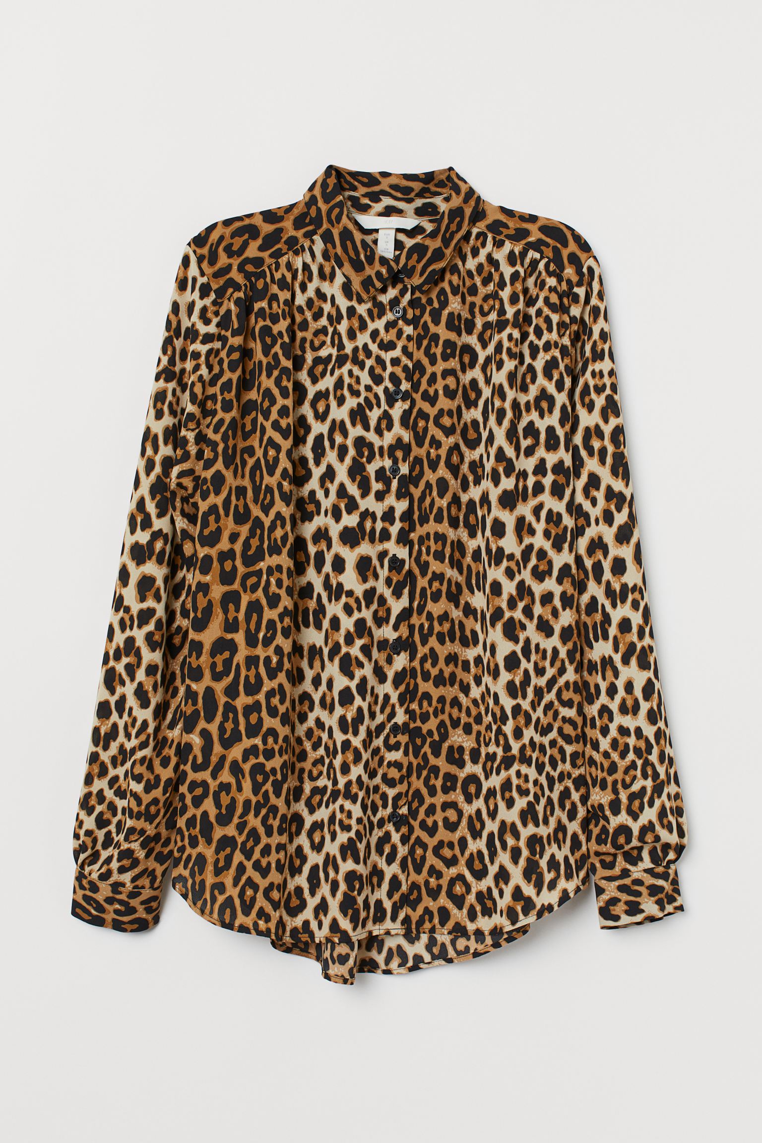 

Блуза H&M S бежевый леопард 24028426051