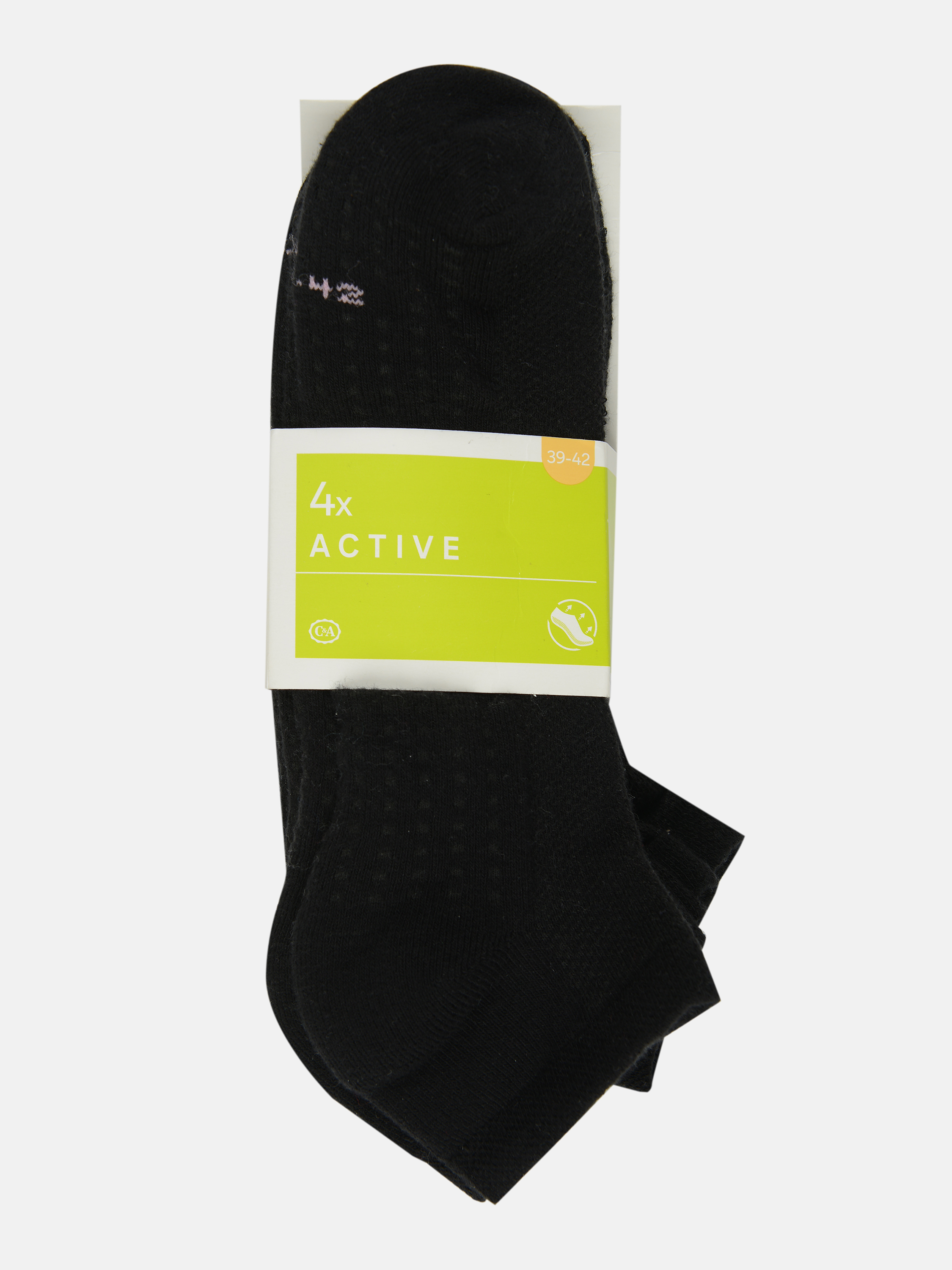 

Носки (4 шт) C&A   черный 2240479440600, Носки (4 шт) C&A 39 42 черный 2240479440600