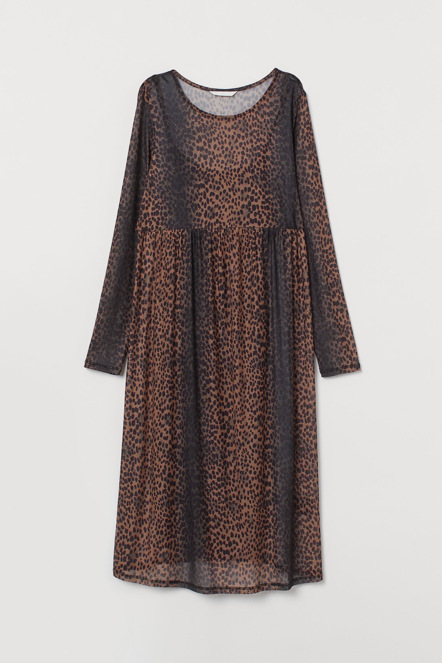 

Платье для беременных H&M XXL коричневый леопард 1038044760