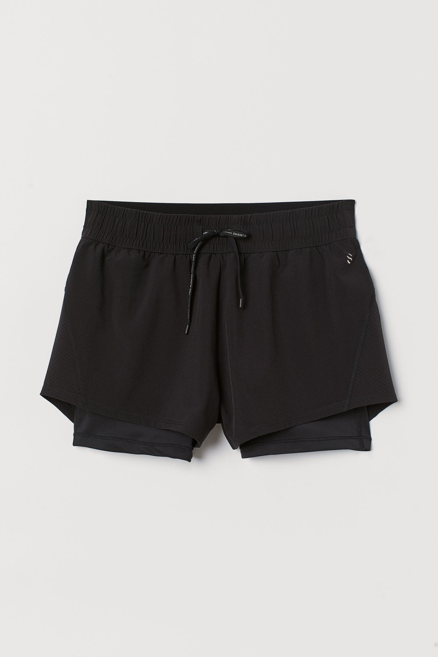 

Спортивные шорты H&M 32 черный 17026803189