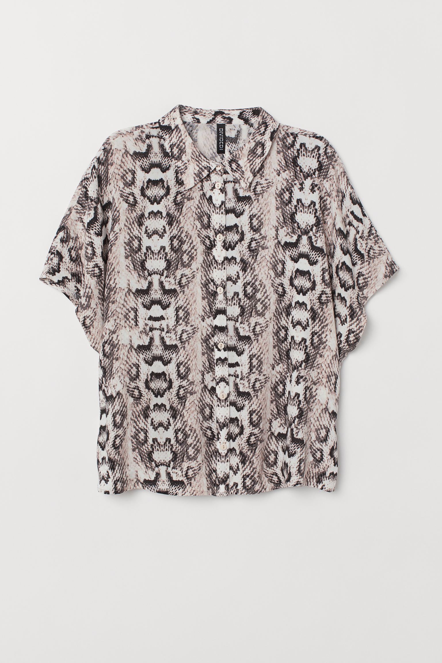 

Блуза H&M 44 бежевый принт 25027231589