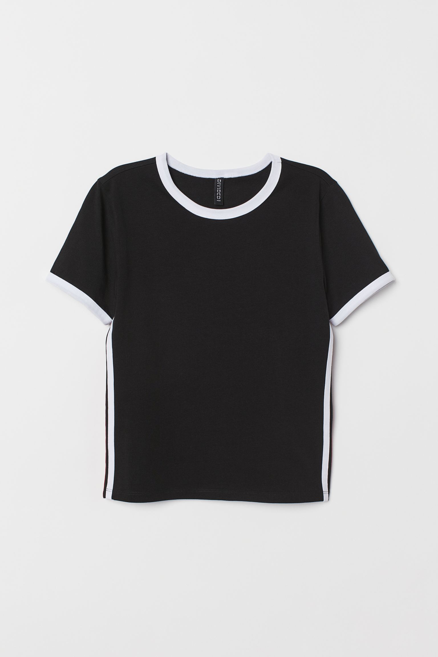 

Футболка H&M S черный 26027284449