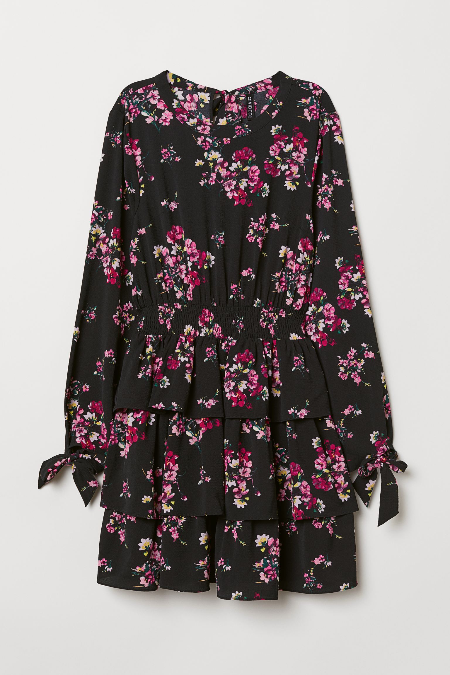 

Платье H&M 42 черный цветы 22026920668