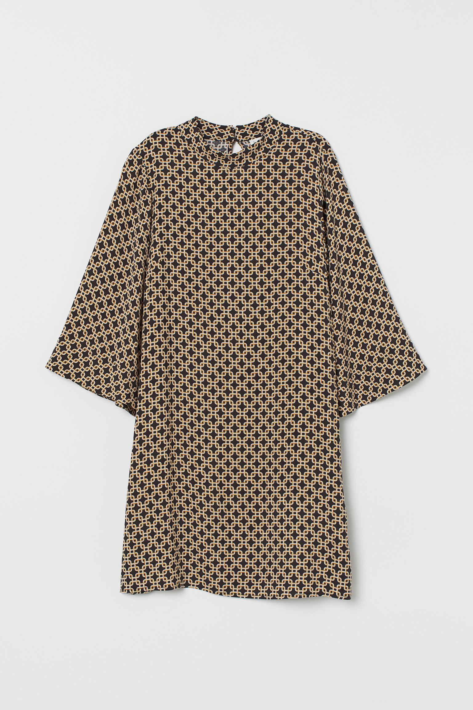 

Платье H&M 44 черный узоры 22028169230