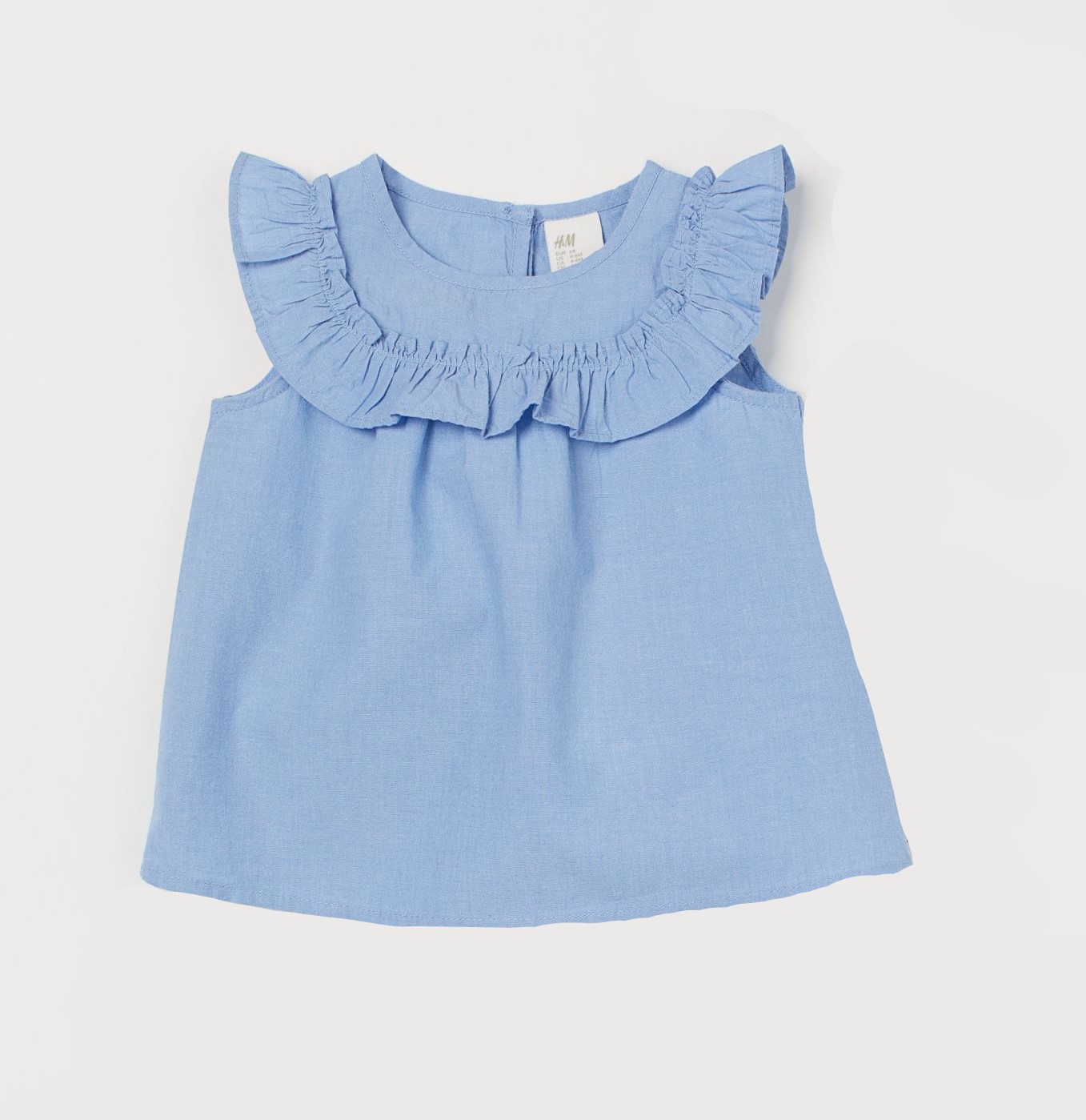 

Блуза H&M 86см голубой 250174426302