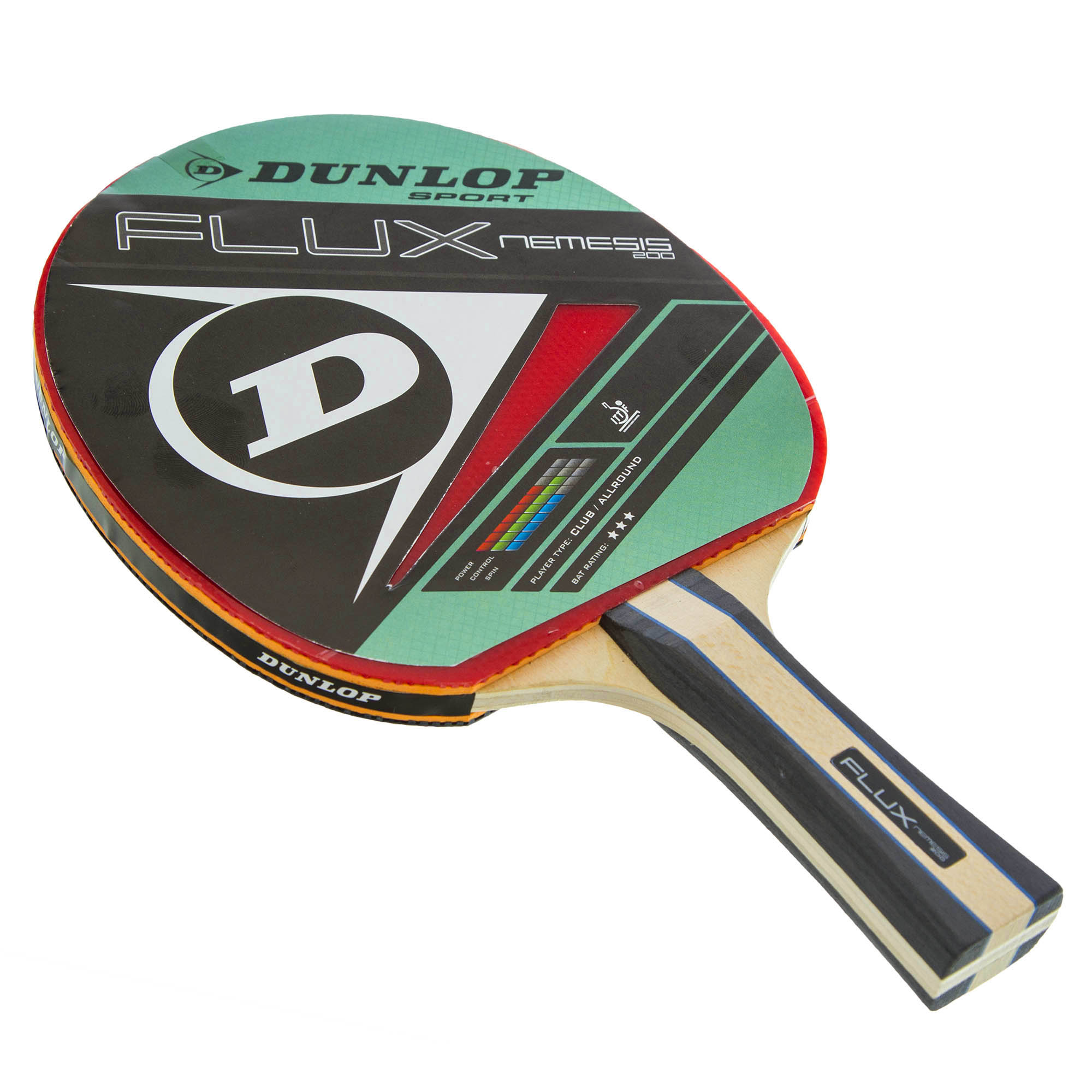 

Ракетка для настольного тенниса 1 штука DUNLOP FLUX NEMESIS