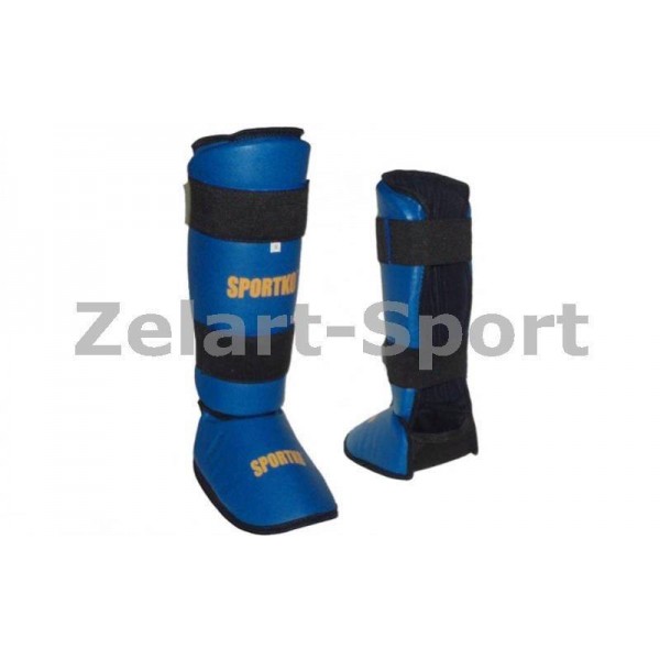 

Защита для голени и стопы кожвинил SPORTKO (р-р S-XL, синий) , Размер XL